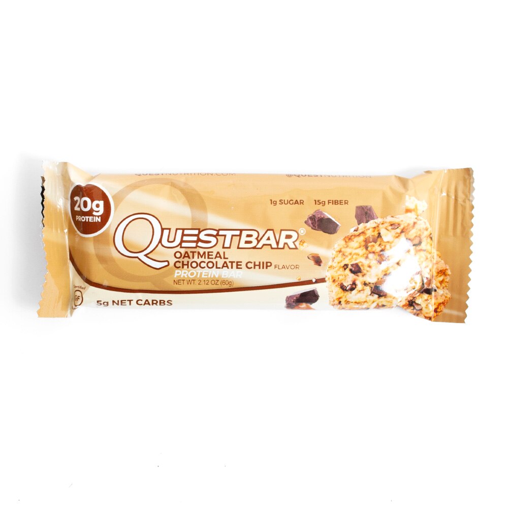 Protein, Food & Beverage, Quest, Bar, 2.12 ounce, 109525, Oatmeal Chocolate Chip